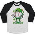 Baseball Drip Ice Cream Apparel Boy Youth St Patrick’s Day Baseball Raglan Shirt