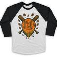 Baseball Drip Ice Cream Dripping Blaze Hunter Orange Camo Baseball Raglan Shirt Baseball Drip Ice Cream Dripping Blaze Hunter Orange Camo Baseball Raglan Shirt