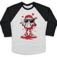Baseball Drip Ice Cream Sunglasses Boys Youth Kids Valentine Baseball Raglan Shirt