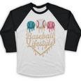 Baseball Drip Icecream Baseball Raglan Shirt Baseball Drip Icecream Baseball Raglan Shirt
