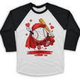 Baseball Drip Icecream Youth Boy Valentine Baseball Raglan Shirt