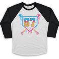 Baseball Drip Number 67 Player Or 67Th Birthday Baseball Raglan Shirt Baseball Drip Number 67 Player Or 67Th Birthday Baseball Raglan Shirt