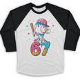 Baseball Drip Number 67 Six Seven Meme Ice Cream Dripping Baseball Raglan Shirt Baseball Drip Number 67 Six Seven Meme Ice Cream Dripping Baseball Raglan Shirt