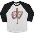 Baseball Drip Number 67 Sports Player Six Seven Meme Fan Baseball Raglan Shirt Baseball Drip Number 67 Sports Player Six Seven Meme Fan Baseball Raglan Shirt