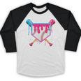 Baseball Drip Purple Glove Respect The Drip Youth Boys Girls Baseball Raglan Shirt Baseball Drip Purple Glove Respect The Drip Youth Boys Girls Baseball Raglan Shirt