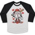 Baseball Drip Valentine Boys Women Men Hearts Sport Love Baseball Raglan Shirt