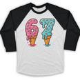 Baseball Ice Cream Drip 6 7 Kids 67 Birthday Baseball Raglan Shirt Baseball Ice Cream Drip 6 7 Kids 67 Birthday Baseball Raglan Shirt