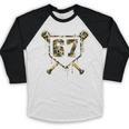 Baseball Ice Cream Drip 67 Camo Six Seven Meme Baseball Raglan Shirt