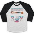 Baseball Ice Cream Drip Bonus Mom Of The Birthday Boy Baseball Raglan Shirt