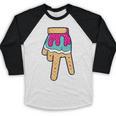 Baseball Ice Cream Drip Home Plate Glove Respect Drip 2 Side Baseball Raglan Shirt Baseball Ice Cream Drip Home Plate Glove Respect Drip 2 Side Baseball Raglan Shirt