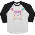 Baseball Ice Cream Drip Number 23 Player 23rd Birthday Baseball Raglan Shirt Baseball Ice Cream Drip Number 23 Player 23rd Birthday Baseball Raglan Shirt