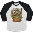 Baseball Ice Cream Drip Number 67 Playground Player 67th Baseball Raglan Shirt Baseball Ice Cream Drip Number 67 Playground Player 67th Baseball Raglan Shirt