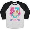 Baseball Ice Cream Drip Number 67 Six Seven Meme 67 Baseball Raglan Shirt Baseball Ice Cream Drip Number 67 Six Seven Meme 67 Baseball Raglan Shirt