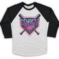 Baseball Ice Cream Drip Pitcher Filthy Baseball Raglan Shirt