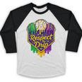 Baseball Ice Cream Respect The Drip Mardi Gras Carnival Boys Baseball Raglan Shirt Baseball Ice Cream Respect The Drip Mardi Gras Carnival Boys Baseball Raglan Shirt