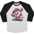 Baseball Ice Cream Shirt Cool Baseball Drip For Boys Baseball Raglan Shirt