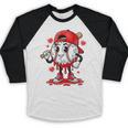 Baseball Ice Cream Valentine Dripping Game Day Men Boys Kids Baseball Raglan Shirt