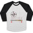 Baseball Jersey Number 13 That's My Brother Out There Baseball Raglan Shirt Baseball Jersey Number 13 That's My Brother Out There Baseball Raglan Shirt