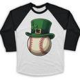 Baseball Leprechaun Hat Saint Patrick Retro Baseball Raglan Shirt Baseball Leprechaun Hat Saint Patrick Retro Baseball Raglan Shirt