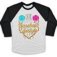 Baseball Lifestyle Baseball Drip Icecream Baseball Raglan Shirt