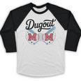 Baseball Mom – Proud Dugout Supporter Baseball Raglan Shirt