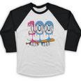 Baseball Player 100 Days Of School Sports Ice Cream Drip Premium Tri-Blend Baseball Raglan Shirt Baseball Player 100 Days Of School Sports Ice Cream Drip Premium Tri-Blend Baseball Raglan Shirt