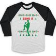 Baseball Player Christmas Pajama Send It Xmas PJs Boys Baseball Raglan Shirt Baseball Player Christmas Pajama Send It Xmas PJs Boys Baseball Raglan Shirt