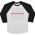 Baseball Player Raising Ballers Game Day Respect The Drip Baseball Raglan Shirt