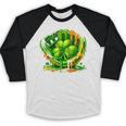 Baseball St Patricks Day Carnival Party Ice Cream Drip Boys Baseball Raglan Shirt Baseball St Patricks Day Carnival Party Ice Cream Drip Boys Baseball Raglan Shirt