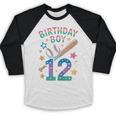 Birthday Boy 12th Birthday Baseball Baseball Raglan Shirt Birthday Boy 12th Birthday Baseball Baseball Raglan Shirt