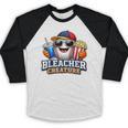 Bleacher Creature Baseball Fan Supporter Game Day Ball Baseball Raglan Shirt