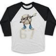 Boys Kids 67 Six Seven Sunglasses Dabbing Baseball Lover Baseball Raglan Shirt