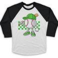 Boys St Patricks Day Baseball Player Pitcher Coach Kids Baseball Raglan Shirt Boys St Patricks Day Baseball Player Pitcher Coach Kids Baseball Raglan Shirt