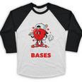 Boys Valentines Baseball Drip Icecream Stealing Hearts Kids Baseball Raglan Shirt