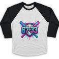 Bruh It's My 67 33 Days Of School Baseball 100 Days Smarter Baseball Raglan Shirt Bruh It's My 67 33 Days Of School Baseball 100 Days Smarter Baseball Raglan Shirt