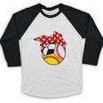 Busy Raising Ballers Baseball Softball Soccer Mom Premium Tri-Blend Baseball Raglan Shirt