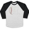 Chicks Dig The Pitcher Baseball Baseball Raglan Shirt