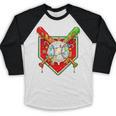 Christmas Baseball Ice Cream Drip Men Women Kids Baseball Raglan Shirt Christmas Baseball Ice Cream Drip Men Women Kids Baseball Raglan Shirt