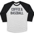 Coffee And Baseball Baseball Raglan Shirt