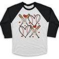 Coquette Bow XOXO Baseball Lover Heart Valentine Game Day Baseball Raglan Shirt Coquette Bow XOXO Baseball Lover Heart Valentine Game Day Baseball Raglan Shirt
