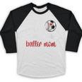 Crazy Proud Soccer Baseball Player Mom Ball Mother Baseball Raglan Shirt Crazy Proud Soccer Baseball Player Mom Ball Mother Baseball Raglan Shirt