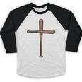 Cross Baseball Bats Christian Faith Sports Coach Pitcher Baseball Raglan Shirt Cross Baseball Bats Christian Faith Sports Coach Pitcher Baseball Raglan Shirt