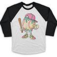 Cute Baseball Ice Cream Drip For Girls & Boys 2 Sides Baseball Raglan Shirt Cute Baseball Ice Cream Drip For Girls & Boys 2 Sides Baseball Raglan Shirt