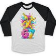 Dabbing Banana 67 Drip Baseball Drip Six Seven Joke Premium Tri-Blend Baseball Raglan Shirt