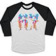 Dabbing Baseball Ice Cream Drip Number 67 Birthday Party Baseball Raglan Shirt Dabbing Baseball Ice Cream Drip Number 67 Birthday Party Baseball Raglan Shirt