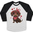 Dachshund Valentines Day Wiener Dog Lover Weenie Heart Raglan Baseball Tee Baseball Raglan Shirt Dachshund Valentines Day Wiener Dog Lover Weenie Heart Raglan Baseball Tee Baseball Raglan Shirt