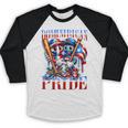 Dominican Puerto Rican Pride Baseball Flag Unity Baseball Raglan Shirt Dominican Puerto Rican Pride Baseball Flag Unity Baseball Raglan Shirt