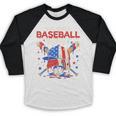 Eat Sleep Baseball Repeat Ice Cream Drip Crossed Bats Baseball Raglan Shirt Eat Sleep Baseball Repeat Ice Cream Drip Crossed Bats Baseball Raglan Shirt