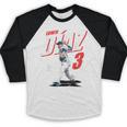 Edwin Diaz Los Angeles D Baseball Players MLBEDD204M Baseball Raglan Shirt Edwin Diaz Los Angeles D Baseball Players MLBEDD204M Baseball Raglan Shirt