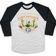 Football Referee Touchdown Baseball Homerun Frog Baseball Raglan Shirt